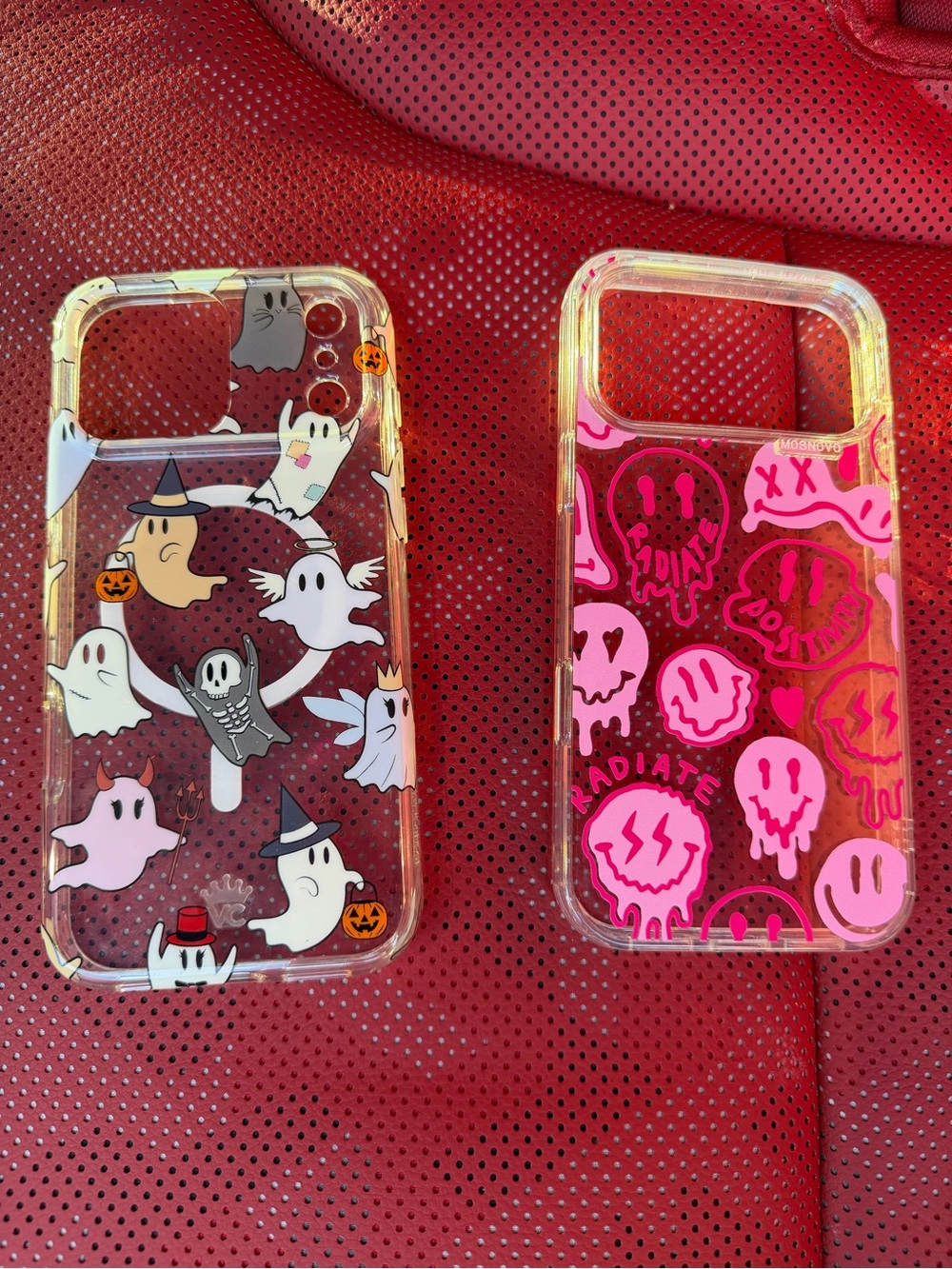 Velvet caviar ghost case and mosnovo case for iPhone 17 pro max